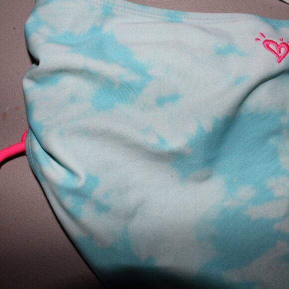 Blue & White 2 Pcs Justice Tankini Swimsuit Size 14 - Picture 10 of 11